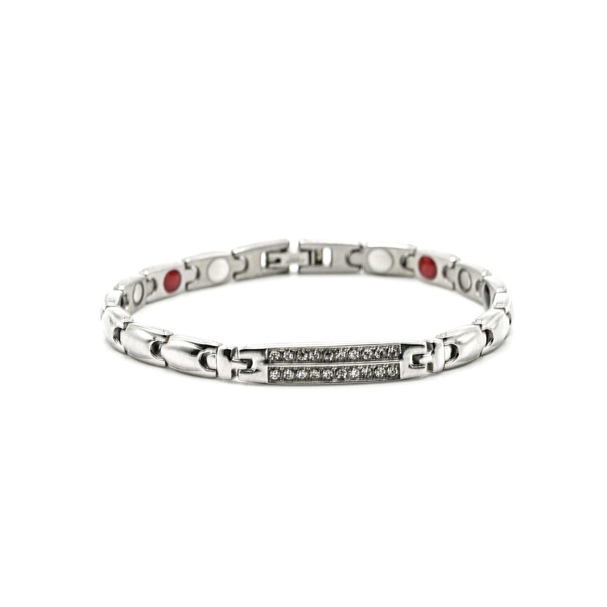 Crystals Plate Silver