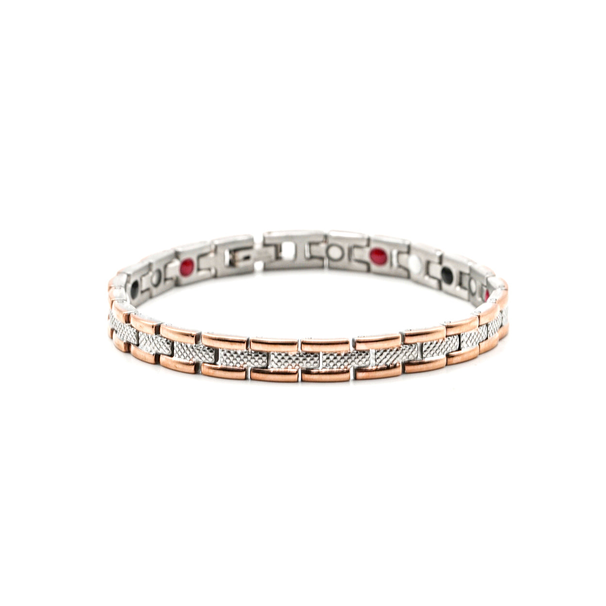Ladies Single Silver Rose Gold