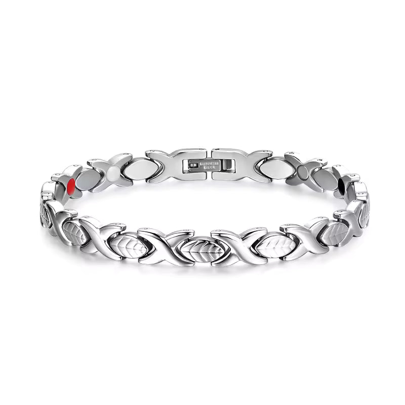xoxo leaf silver