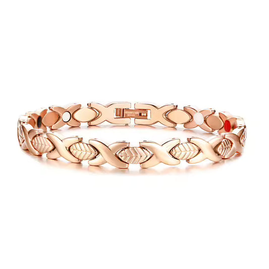 XOXO Leaf Rose Gold