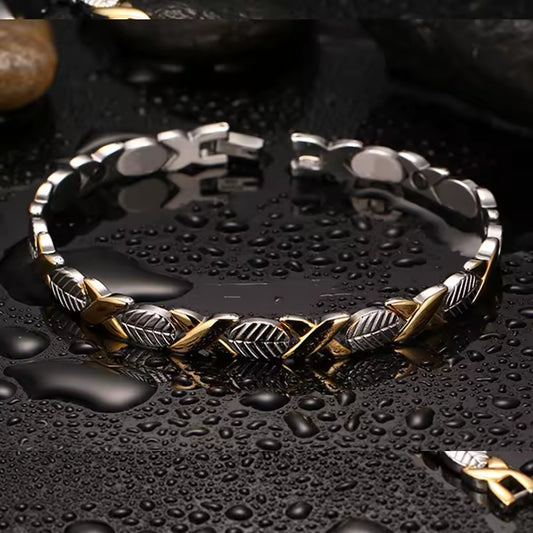 XOXO Leaf Gold & Silver