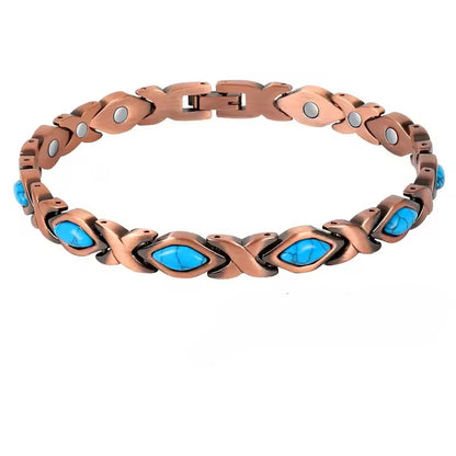 XOXO Copper Aquamarine