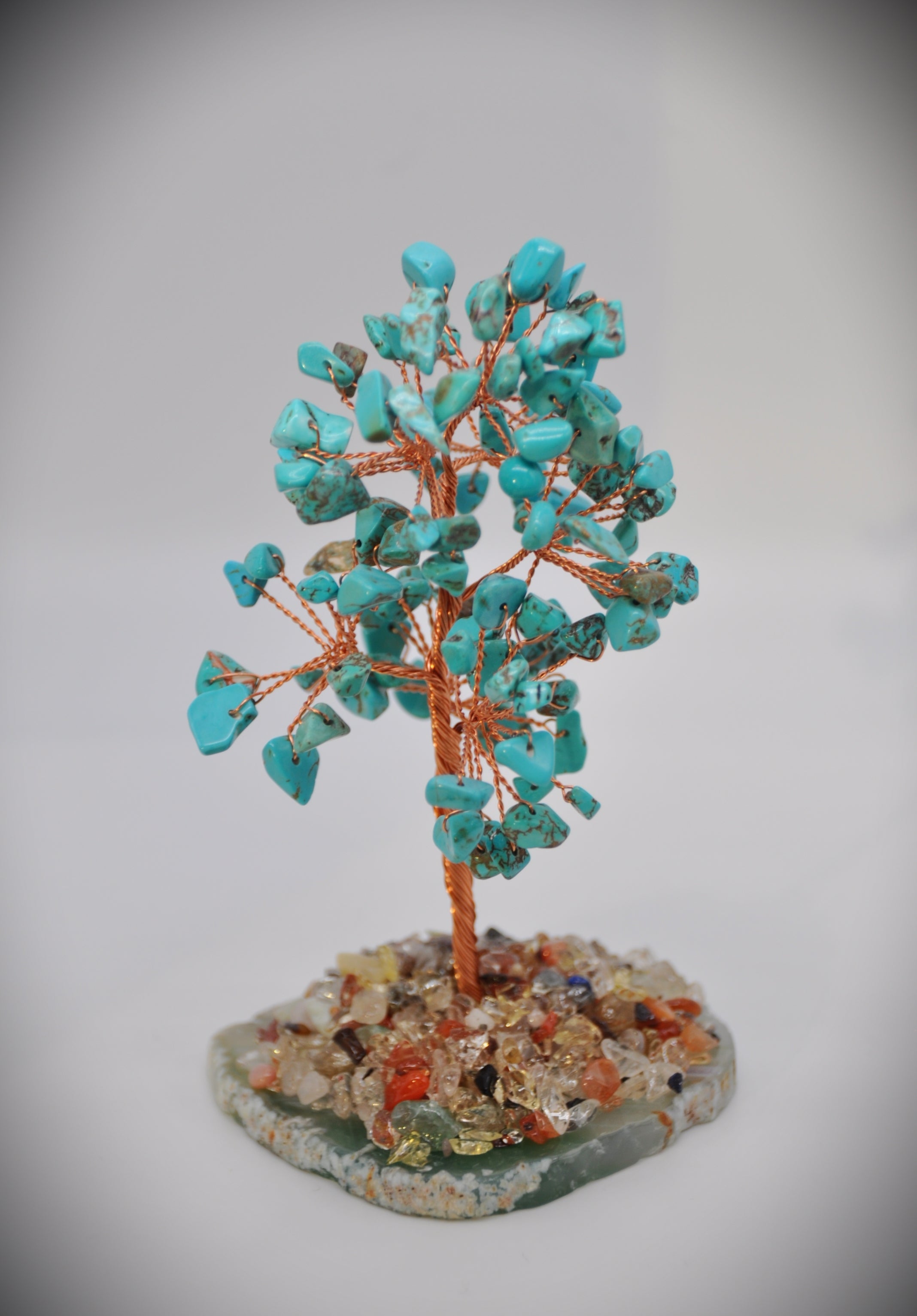 Turquoise Bonsai Tree 4"