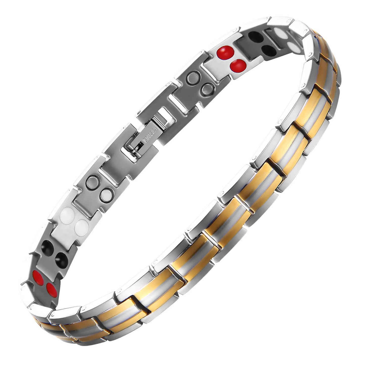 thin design 2x silver and gold
