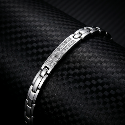 Gaia Gems Signature Crystal Bracelet – Silver