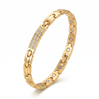 Gaia Gems Signature Crystal Bracelet – Gold