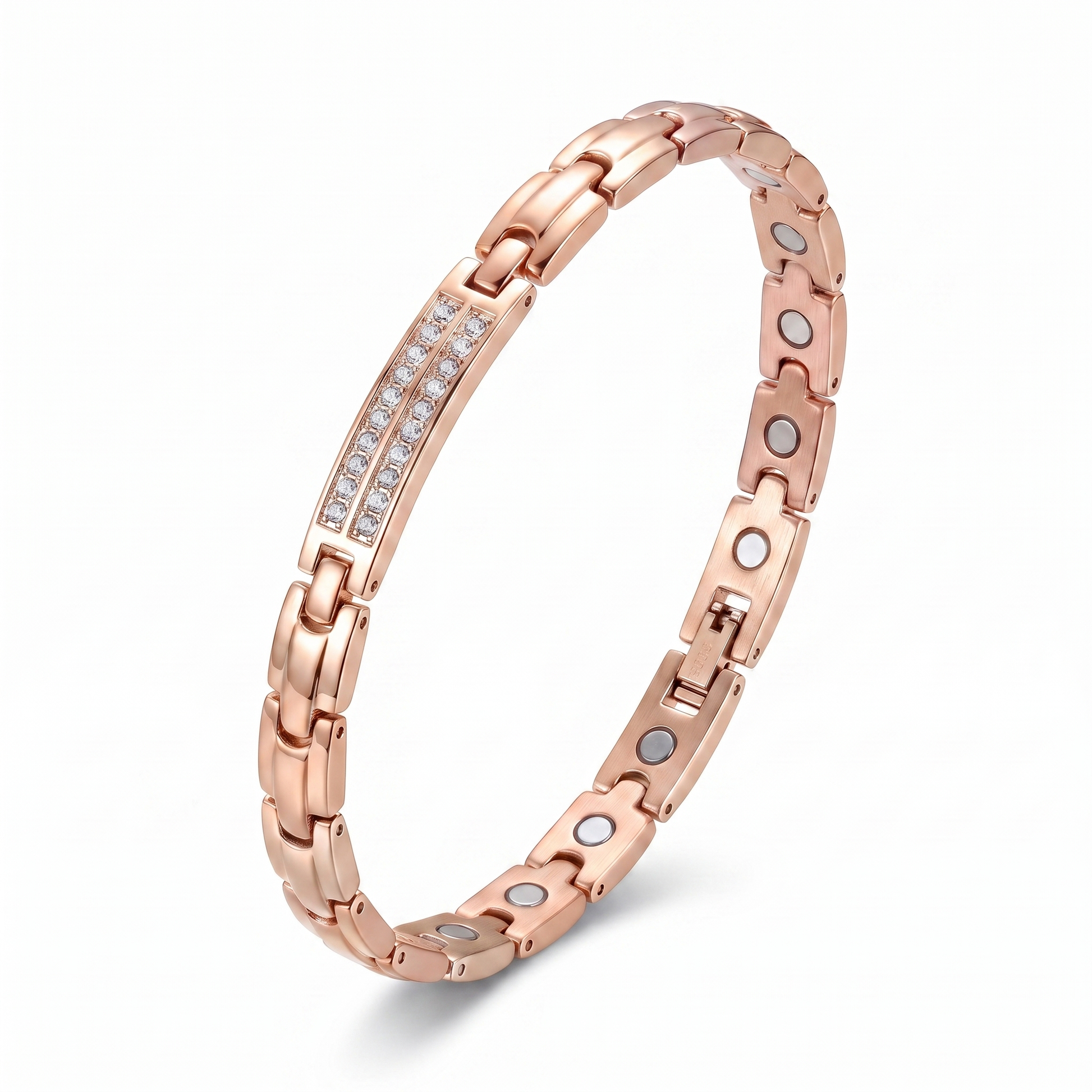 Gaia Gems Signature Crystal Bracelet – Rose Gold