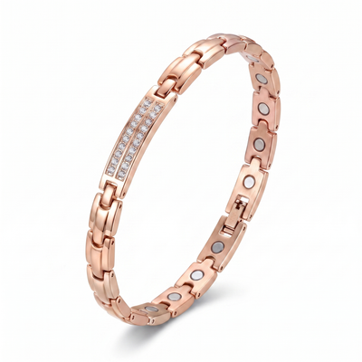 Gaia Gems Signature Crystal Bracelet – Rose Gold