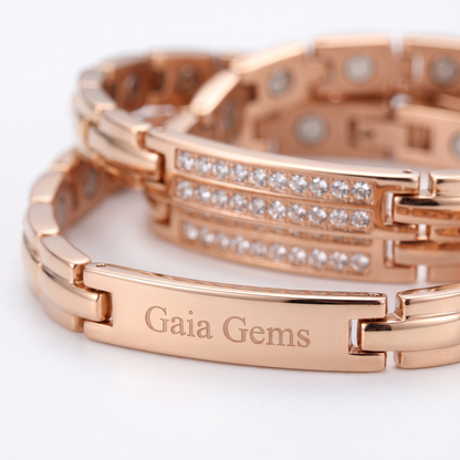 Gaia Gems Signature Crystal Bracelet – Rose Gold