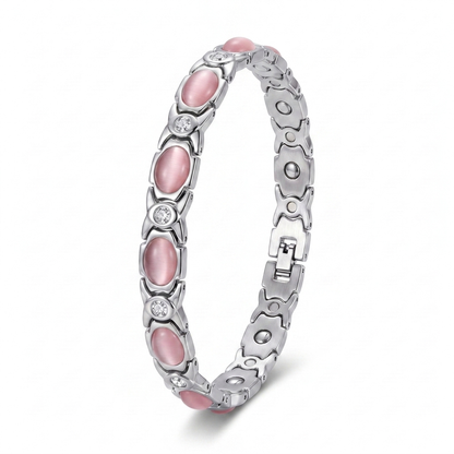1X Cat's Eye Crystal Bracelet – Pink