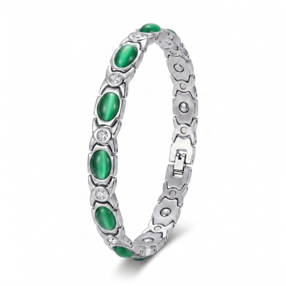 1X Cat's Eye Crystal Bracelet – Green