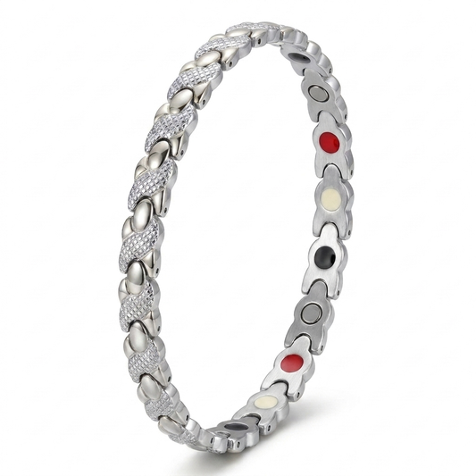 Cleo Magnetic Bracelet – Silver