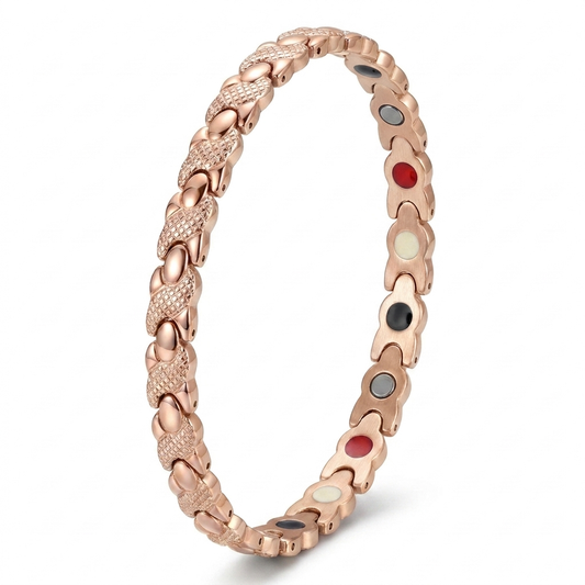 Cleo Magnetic Bracelet – Rose Gold